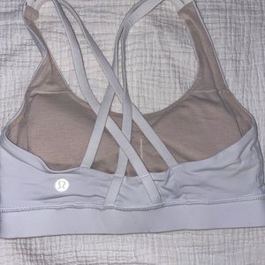 Lululemon white sports bra